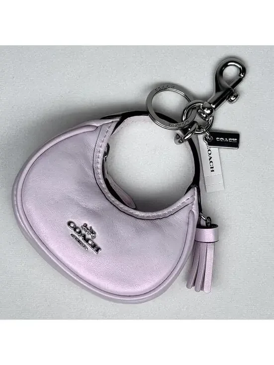 NWT Coach Pink Mini Carmen Bag Charm - Picture 3 of 6